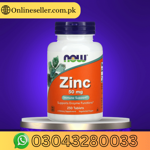 Now Zinc 50mg (250 Tablets) In Pakistan