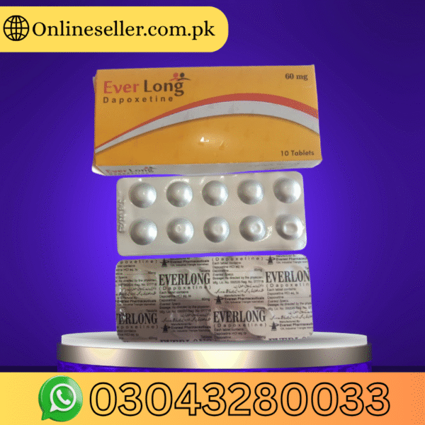 Everlong Dapoxetine 60mg 10 Tablets In Pakistan