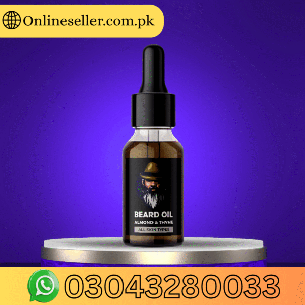 Beard Oil Almond & Thyme All Skin Types In Pakistan