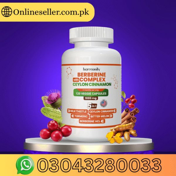 Harmonify Berberine with Ceylon Cinnamon Capsules In Pakistan