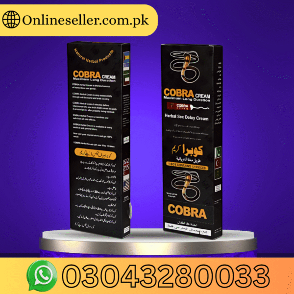 Cobra Cream Maximum Long Duration In Pakistan
