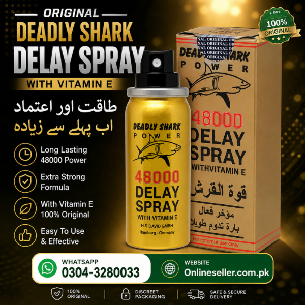 Deadly Shark Power 48000 Delay Spray In Pakistan