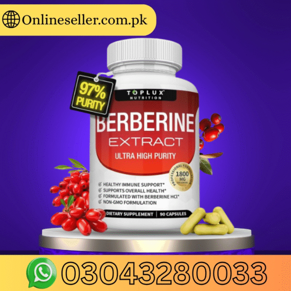Toplux Nutrition Berberine Extract Capsules In Pakistan