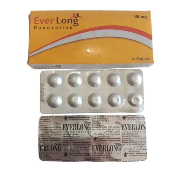 Everlong Dapoxetine 60mg 10 Tablets In Pakistan