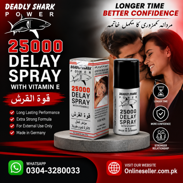 Deadly Shark 25000 Delay Spray In Pakistan