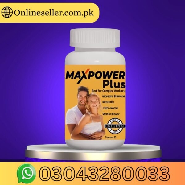 Max Power Plus 100% Original Capsules In Pakistan