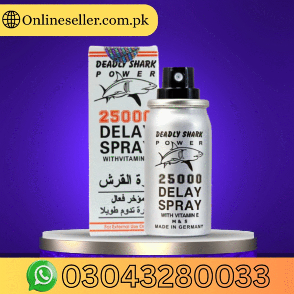 Deadly Shark Power 25000 Delay Spray 45Ml In Pakistan