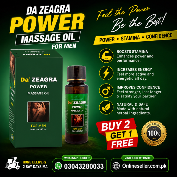 Da`Zeagra Oil For Men In Pakistan
