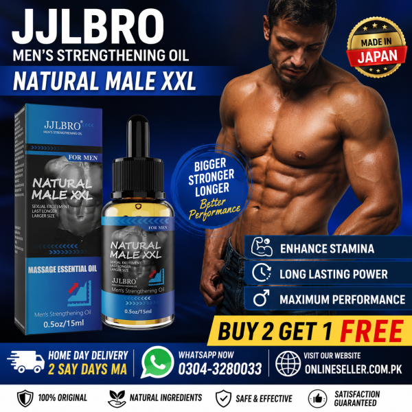 JJlbro Natural Male XXl Oil Price In Pakistan