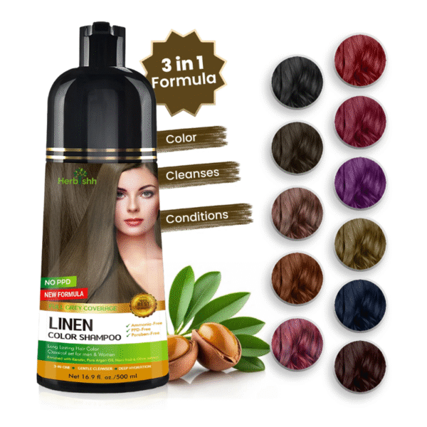 Herbishh Permanent Hair Dye Color Shampoo In Pakistan