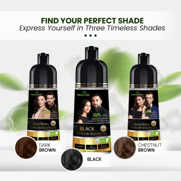 Herbishh 100% Black Hair Color Shampoo-200ml In Pakistan