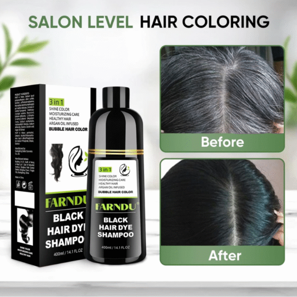 Farndu Black Hair Dye Shampoo 400Ml In Pakistan