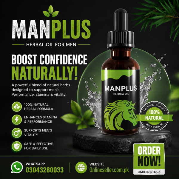 Man Plus Herbal Oil Price In Pakistan