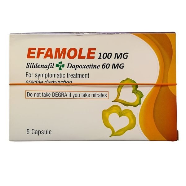 Efamole 100Mg Sildenafil + Dapoxetine 60Mg 5 Tablet In Pakistan