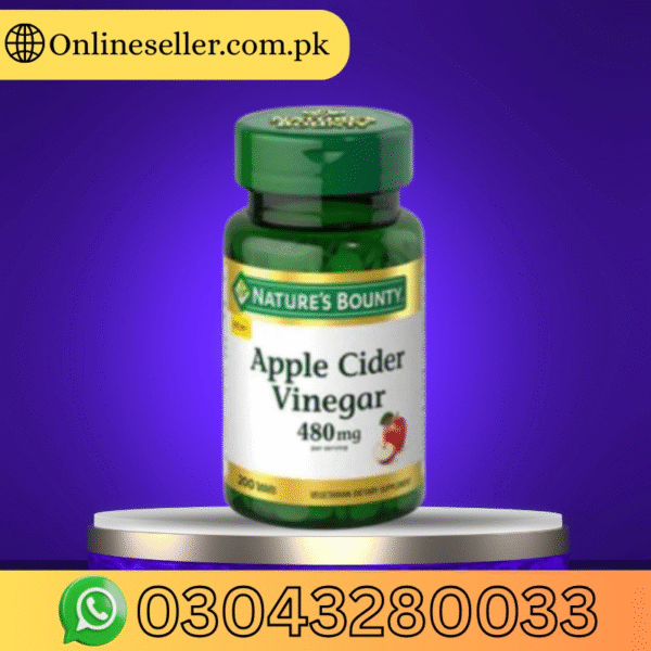 Nature's Bounty Apple Cider Vinegar 480mg 200 Tablets Price In Pakistan