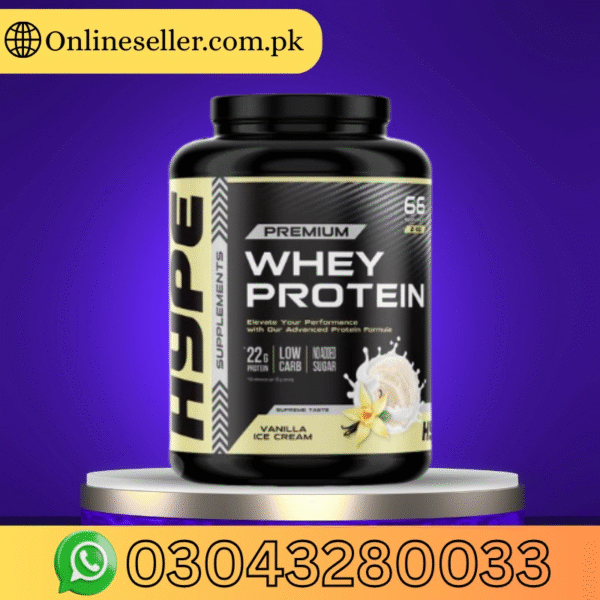 Hype Premium Whey Protein (Vanilla Ice Cream) 2 Kg In Pakistan