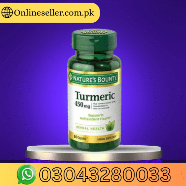Nature's Bounty Turmeric 450Mg 60 Capsules Price In Pakistan
