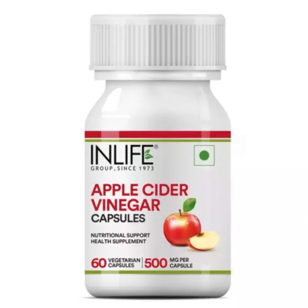 Inlife Apple Cider Vinegar 500Mg 60 Capsule In Pakistan