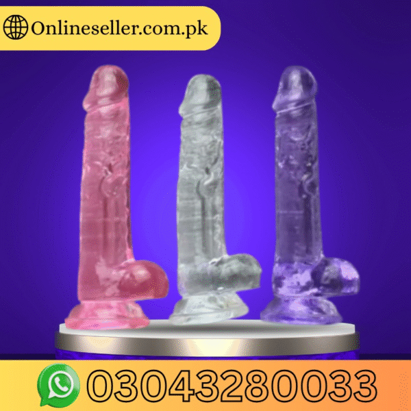 Adam & Eve Pink Jelly Realistic Dildo in Pakistan