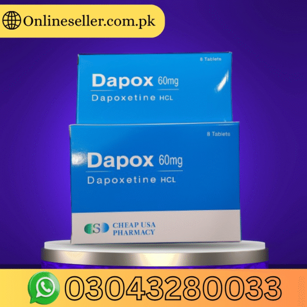 Dapox 60Mg Dapoxetine Hcl 8 Tablet In Pakistan