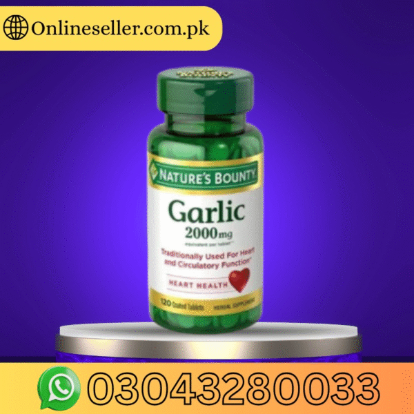 Nature's Bounty Garlic 2000 Mg 120 Coated Caplets Price In Pakistan