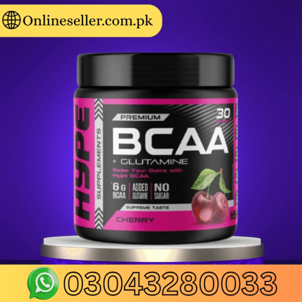 Hype Premium Bcaa + Glutamine (Cherry) 300G In Pakistan