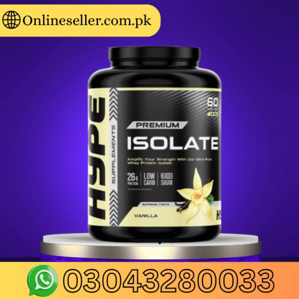 Hype Premium Whey Protein Isolate (Vanilla) 1.8 Kg In Pakistan