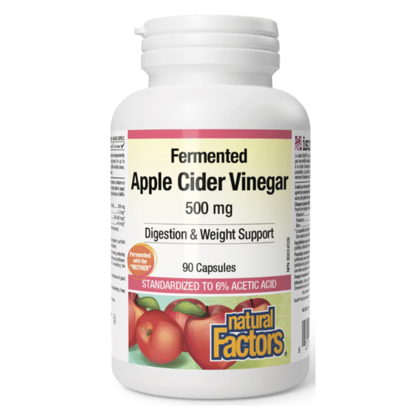 Natural Factors Apple Cider Vinegar and Chromium 500 mg / 250 mcg 90 Capsules Price In Pakistan