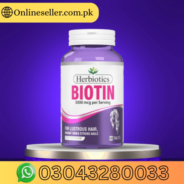 Biotin 5000 Mcg (Top-rated Biotin In Pakistan For Rapid Hair Growth) In Pakistan