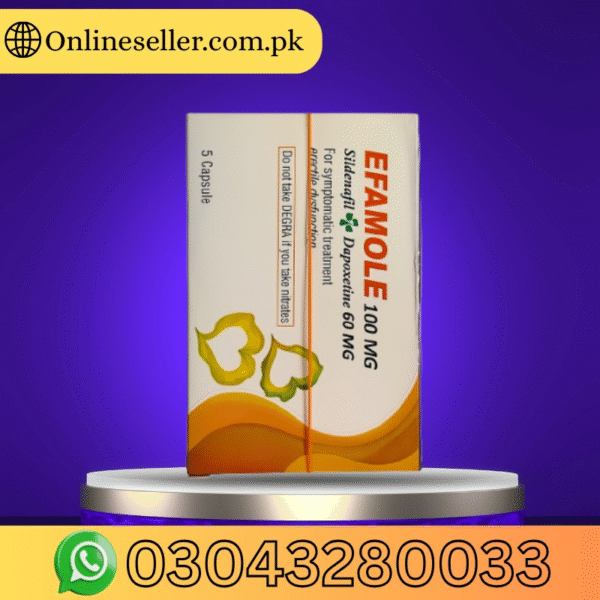 Efamole 100Mg Sildenafil + Dapoxetine 60Mg 5 Tablet In Pakistan