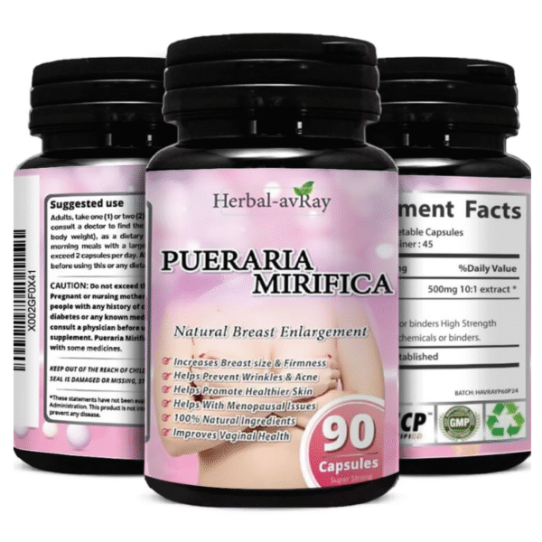 Pueraria Mirifica Natural Breast Enlargement 90 Capsule In Pakistan
