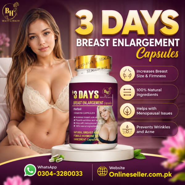 3 Days Breast Enlargement Capsule Price In Pakistan