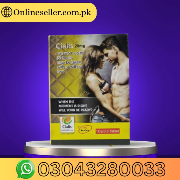 Cialis 20MG 6 Tablets Same Day Delivery In Lahore