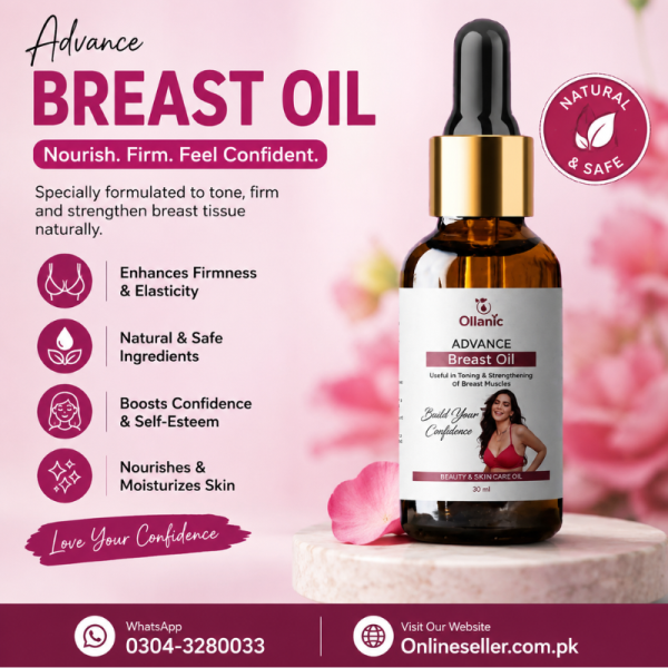 Oilanic Advance Breast Oil 30ml In Pakistan