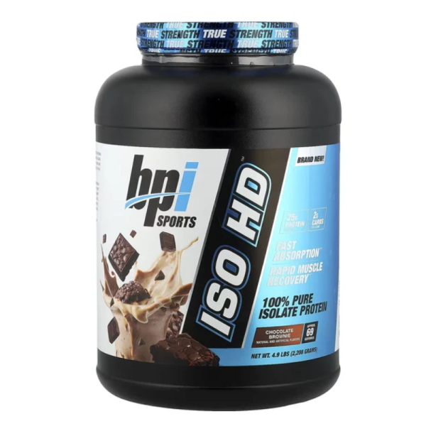 Bpi Sports ISO Hd 100% Pure Isolate Protein (Chocolate Brownie) 4.9 Lbs