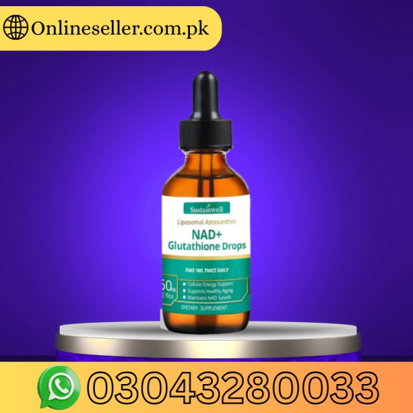 Nad+ Glutathione Liquid Drops With Liposomal Astaxanthin Price In Pakistan