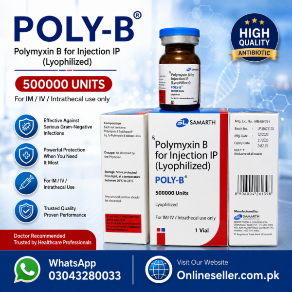 Polymyxin B For Injection 500000 Iu In Pakistan