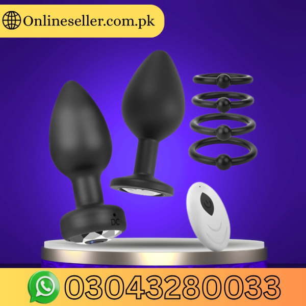 Anal Plug Sex Toys Vibrator Silicone Butt Plugs Penis Rings Training 6 Pcs